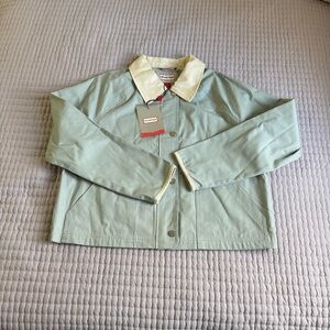Hunter Mint Green Jacket with Cream Trim